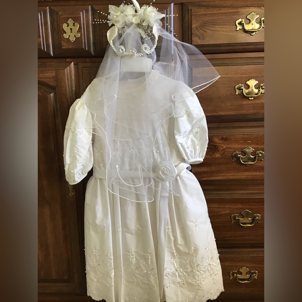 Communion Dress with Vail